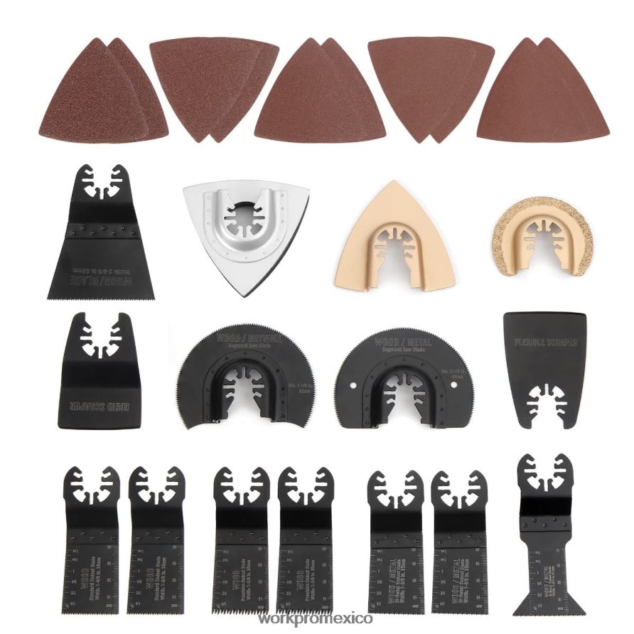 WORKPRO 25 hojas de sierra oscilantes, hoja de corte, accesorio multiherramienta universal para lijar, esmerilar y cortar moderno herramienta V82RH2200 WORKPRO 25 hojas de sierra oscilantes, hoja de corte, accesorio multiherramienta universal para lijar, esmerilar y cortar moderno herramienta V82RH2200