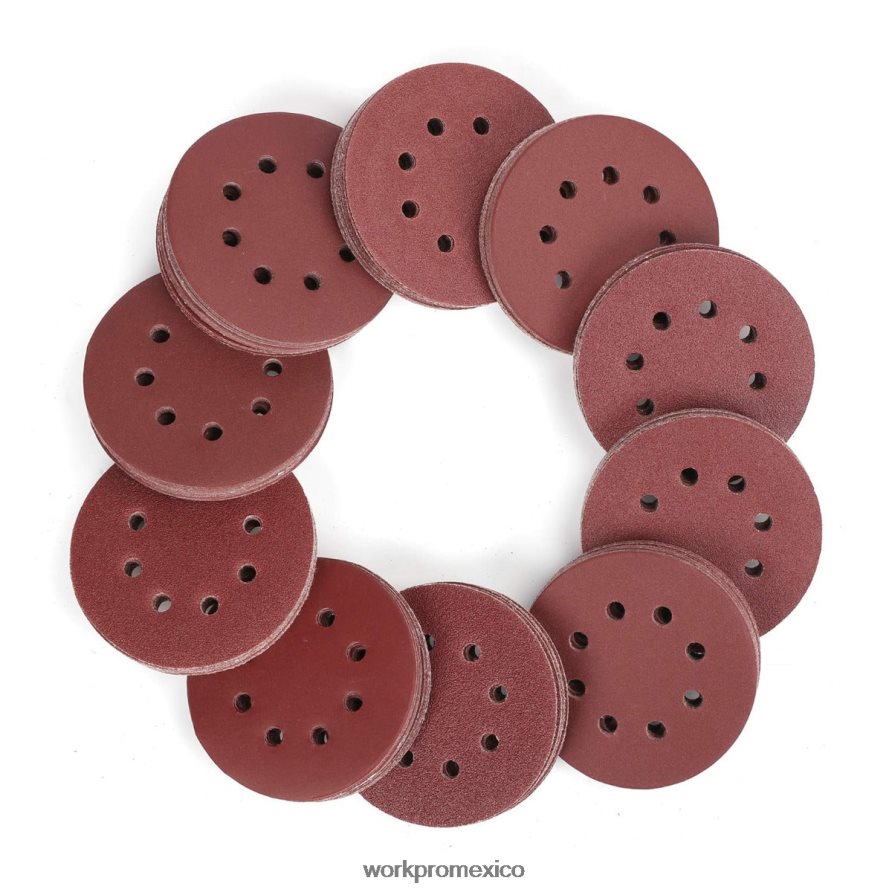 WORKPRO Juego de 150 discos de lijado para lijadora orbital aleatoria. útil herramienta V82RH2197 WORKPRO Juego de 150 discos de lijado para lijadora orbital aleatoria. útil herramienta V82RH2197