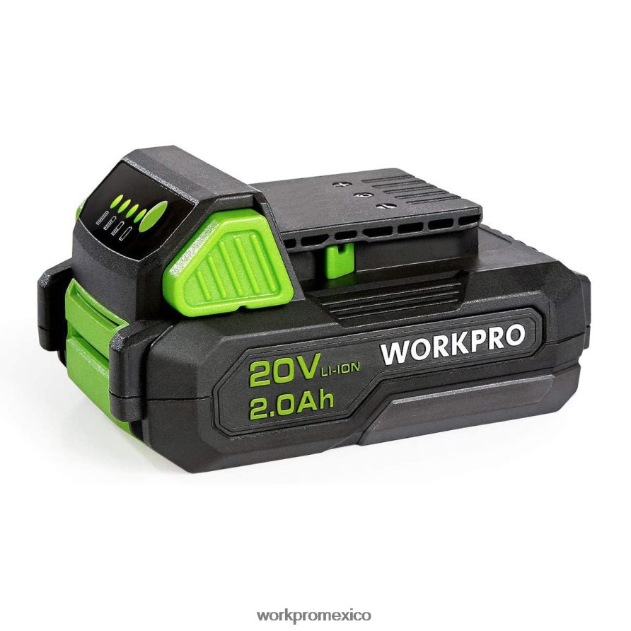 WORKPRO Paquete de baterías de iones de litio de 20v 2.0ah moderno herramienta V82RH2218 WORKPRO Paquete de baterías de iones de litio de 20v 2.0ah moderno herramienta V82RH2218