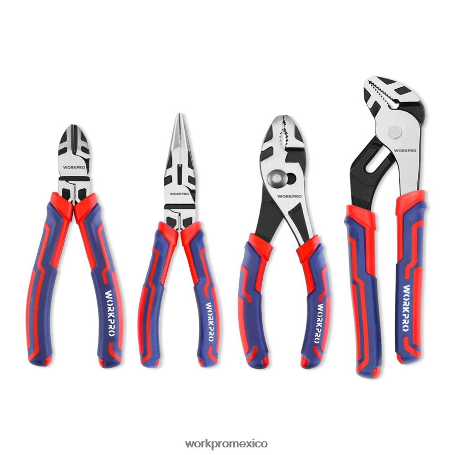 WORKPRO Juego de herramientas de alicates de construcción CR-V premium de 4 piezas moderno herramienta V82RH272 WORKPRO Juego de herramientas de alicates de construcción CR-V premium de 4 piezas moderno herramienta V82RH272