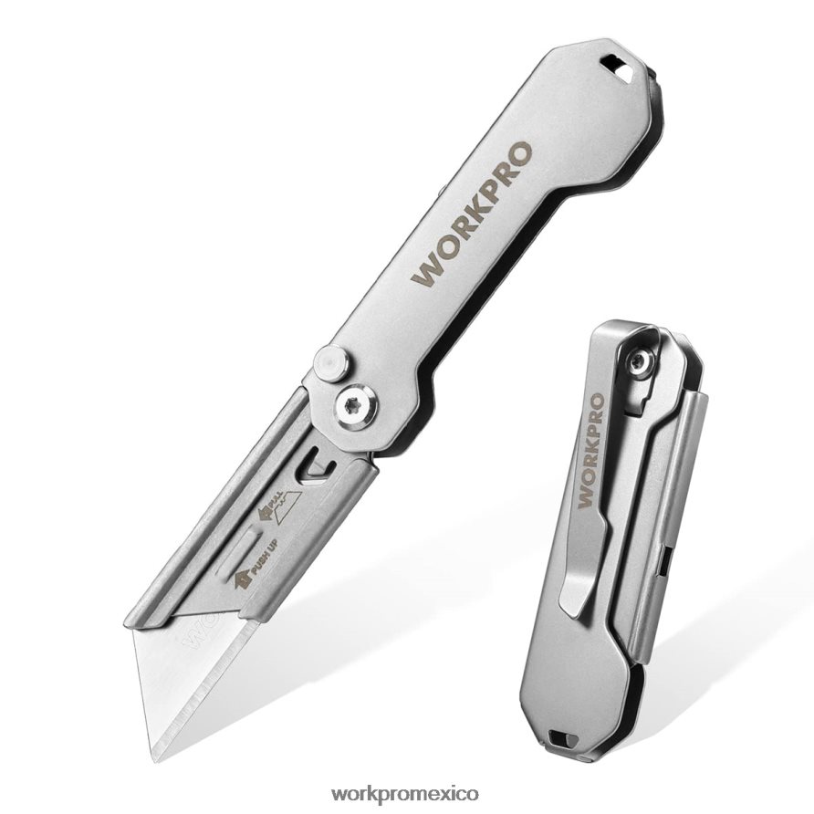 WORKPRO navaja multiusos de bolsillo plegable de cambio rápido mini navaja plegable de acero inoxidable con clip para cinturón nuevo herramienta V82RH247 WORKPRO navaja multiusos de bolsillo plegable de cambio rápido mini navaja plegable de acero inoxidable con clip para cinturón nuevo herramienta V82RH247