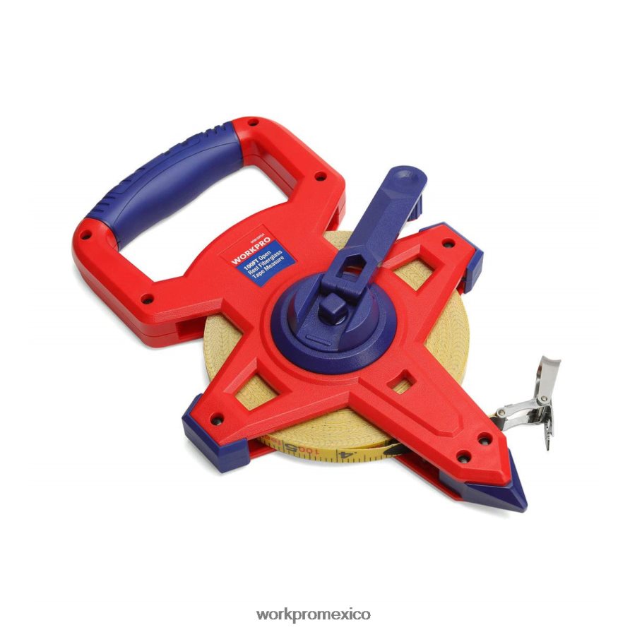 WORKPRO Cinta métrica de carrete abierto con hoja doble de fibra de vidrio recubierta de nailon, 100 pies nuevo herramienta V82RH2109 WORKPRO Cinta métrica de carrete abierto con hoja doble de fibra de vidrio recubierta de nailon, 100 pies nuevo herramienta V82RH2109