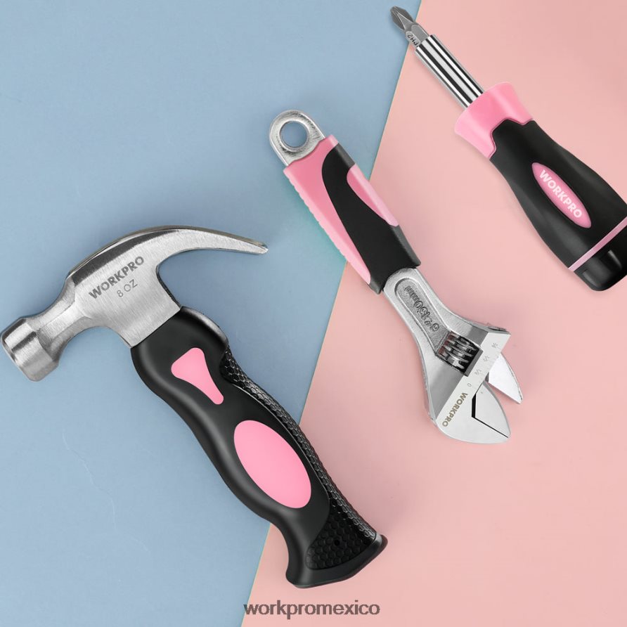 WORKPRO Kit de herramientas para el hogar de 10 piezas para mujer con juego de soporte para puntas de destornillador rosa herramienta V82RH2243 WORKPRO Kit de herramientas para el hogar de 10 piezas para mujer con juego de soporte para puntas de destornillador rosa herramienta V82RH2243