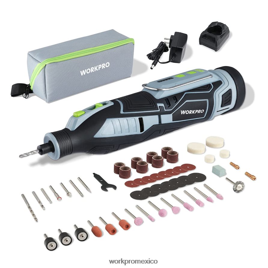 WORKPRO Kit de herramientas rotativas inalámbricas de 12v para manualidades y bricolaje. moderno herramienta V82RH2226 WORKPRO Kit de herramientas rotativas inalámbricas de 12v para manualidades y bricolaje. moderno herramienta V82RH2226